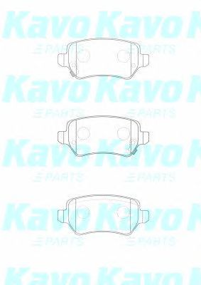 KAVO PARTS bp3042 -  Комплект тормозных колодок, дисковый тормоз